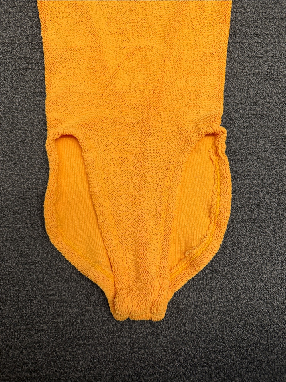 Hunza G One Piece Swimsuit in Orange - Picture 2 of 11